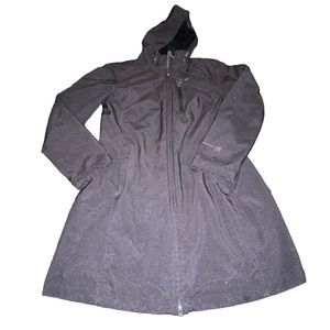 Free Country Women’s 3/4 Length Winter Jacket Fleece Lind Size Medium Black